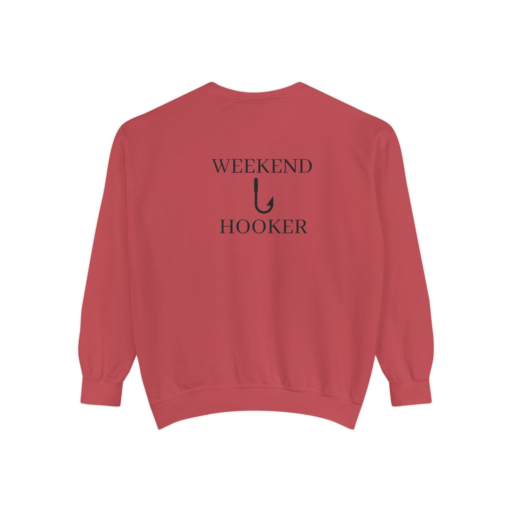 Funny fishing weekend hooker sweatshirt