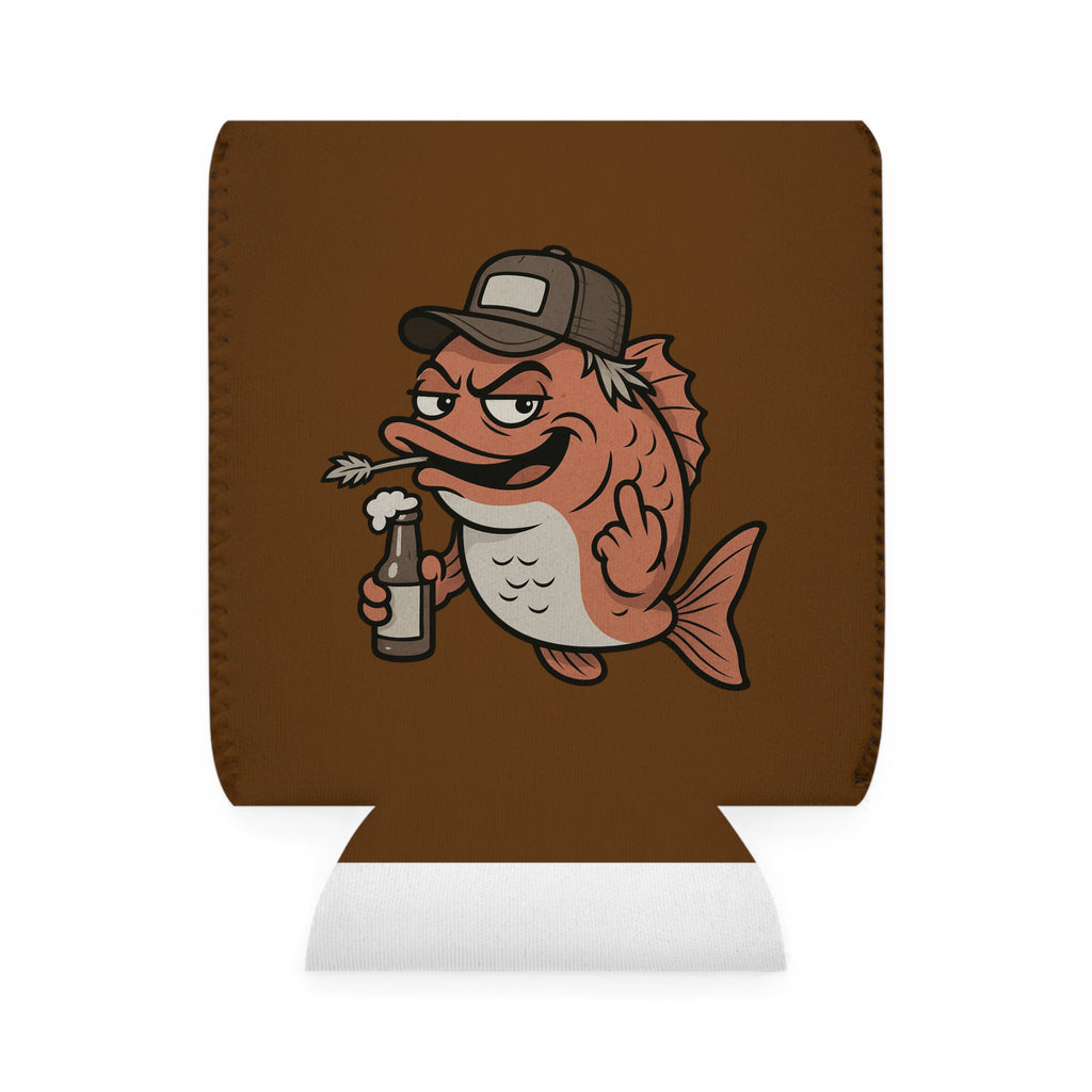 Funny fishing fish are afraid of me can cooler sleeve 