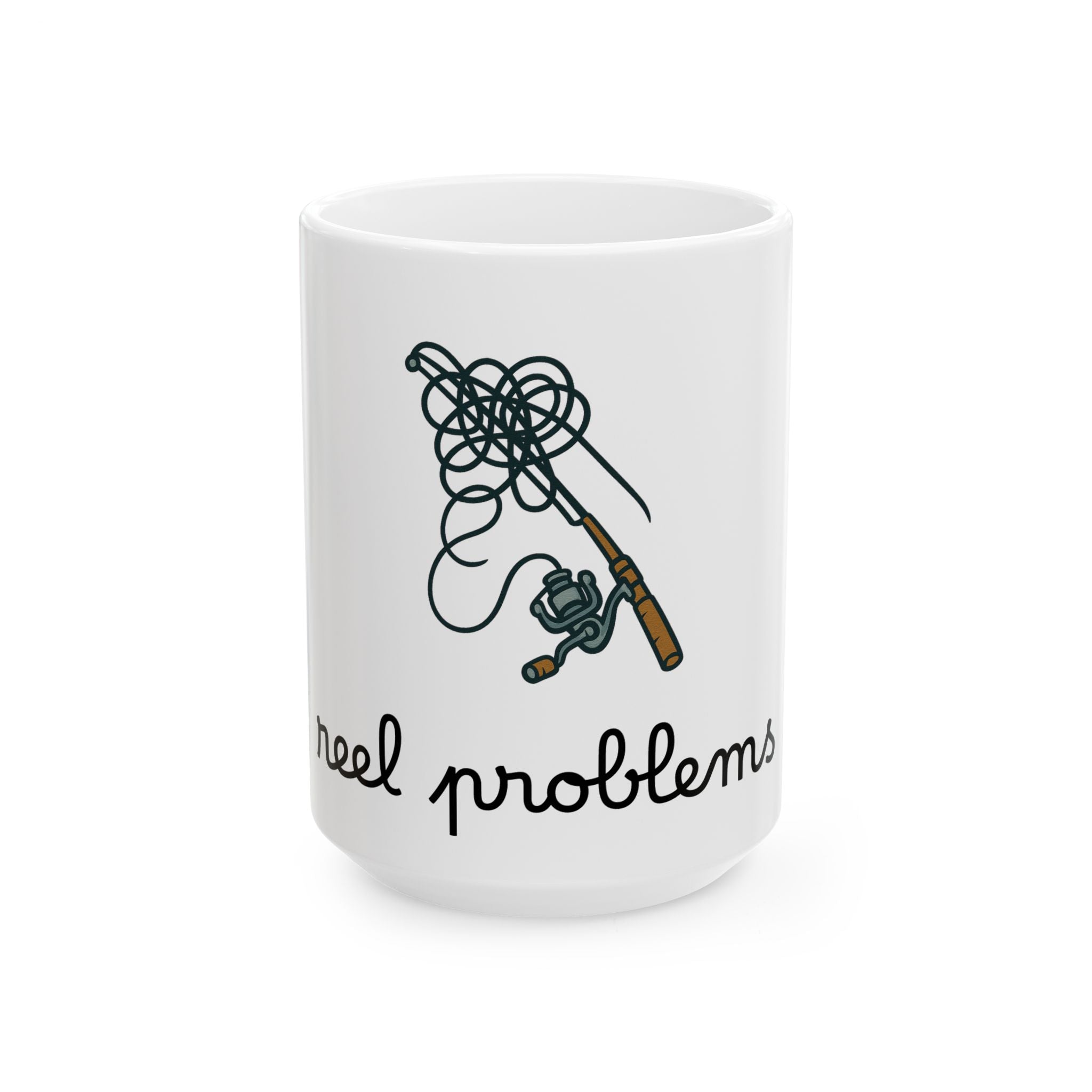 Funny fishing reel problems mug