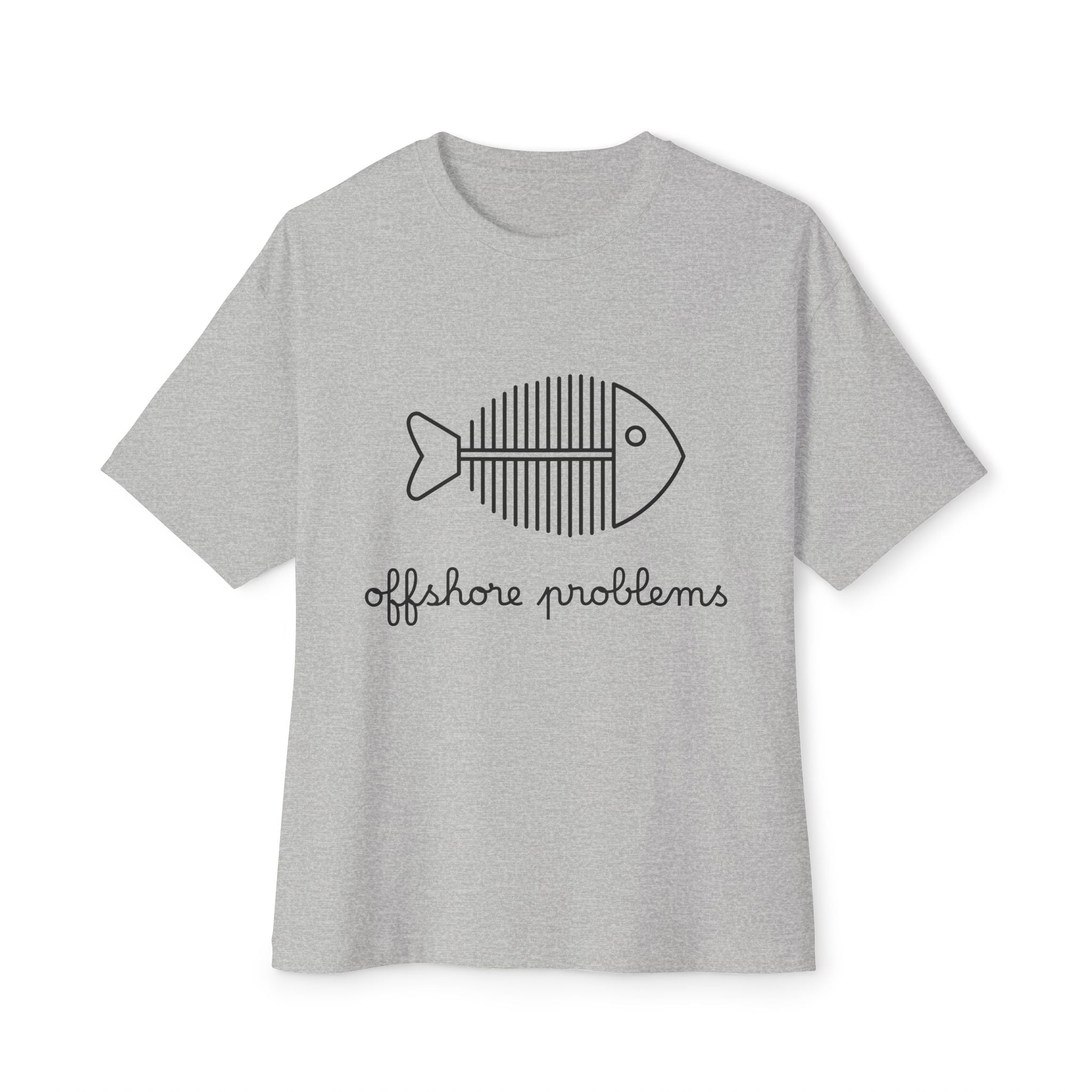 Funny fishing skeleton fish tee