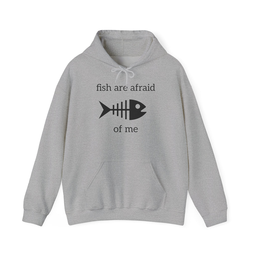 Funny fishing skeleton fish hoodie