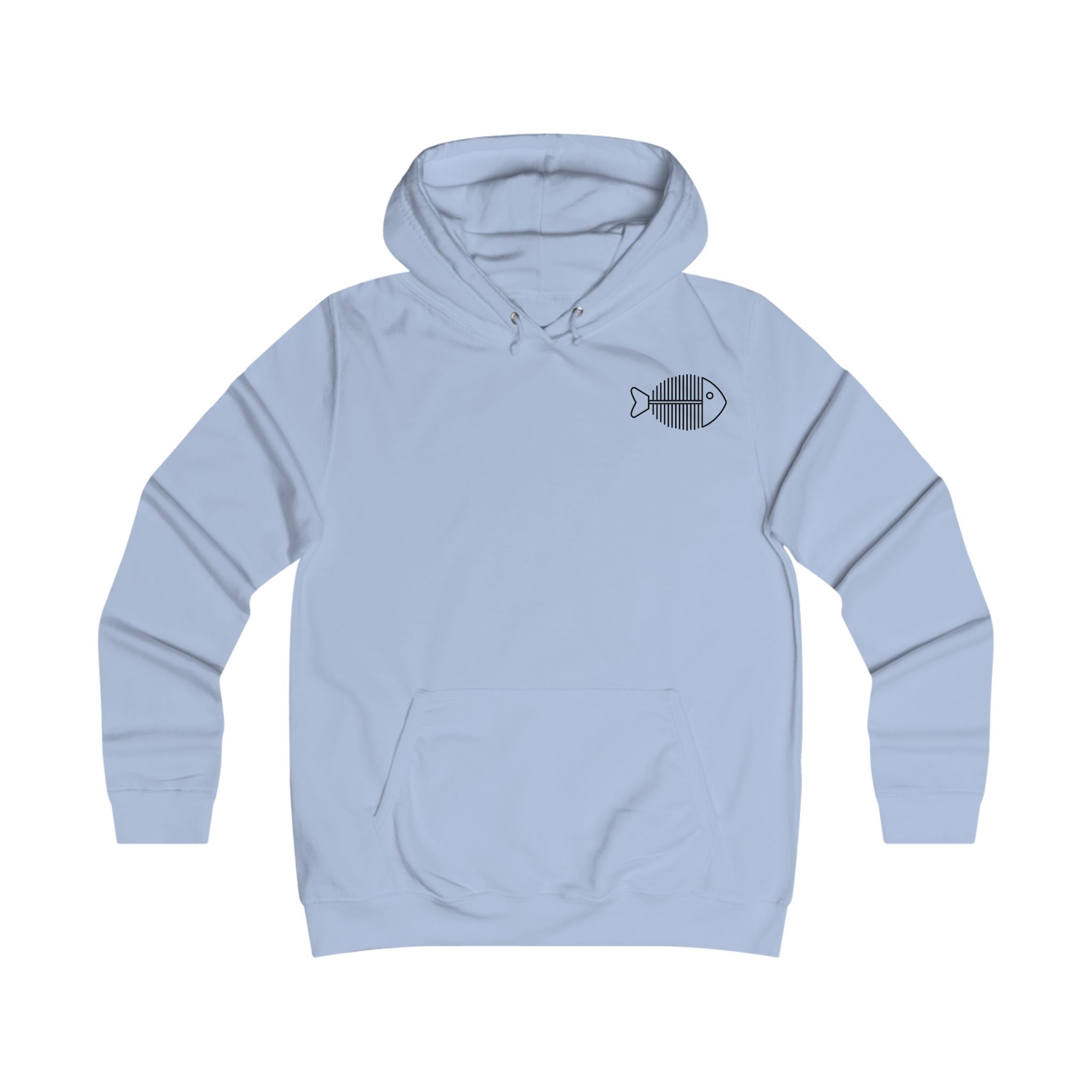 Funny fishing skeleton fish hoodie