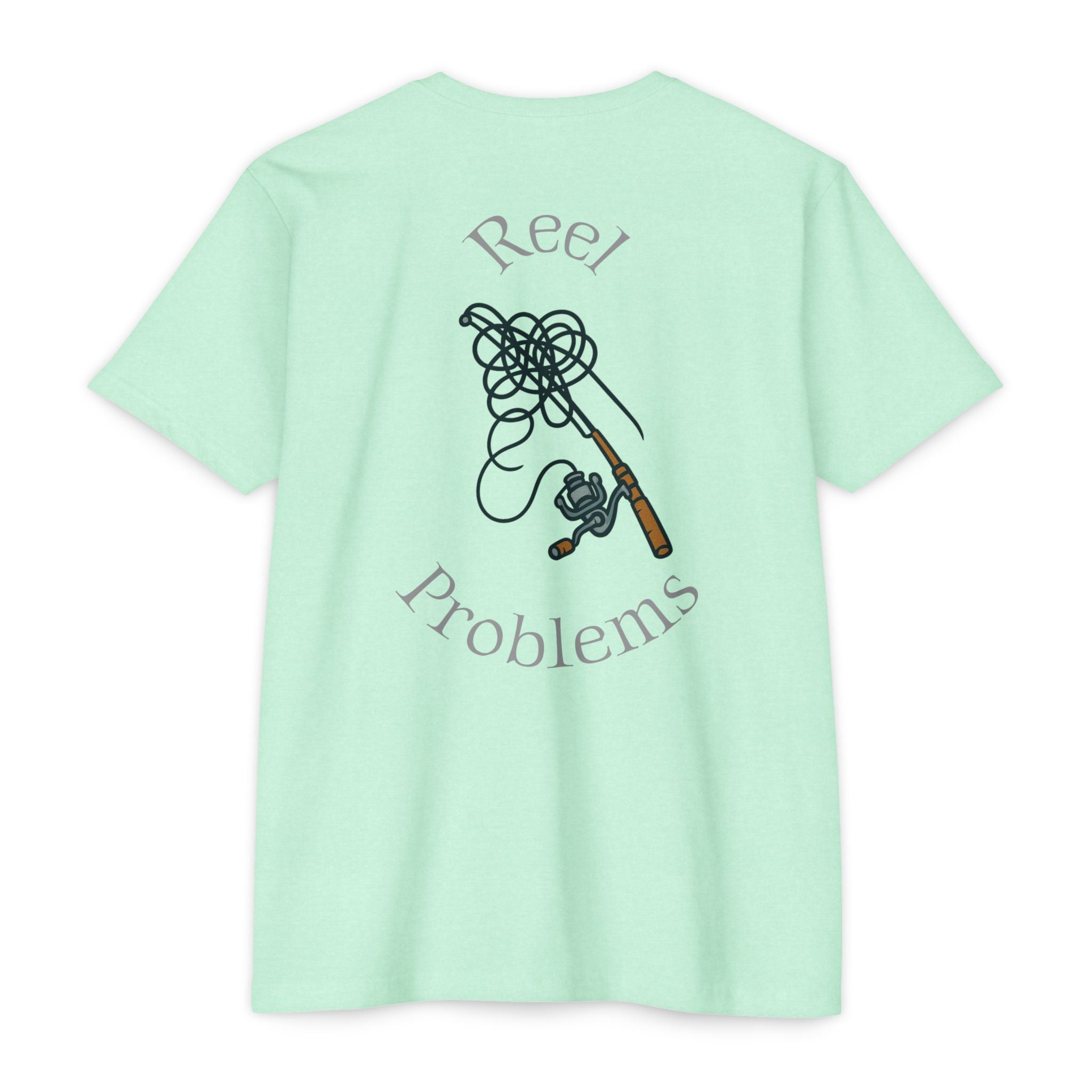 🎣☸️Reel Problems T-Shirt – Funny Fishing Tee by Smart & Funny Brand