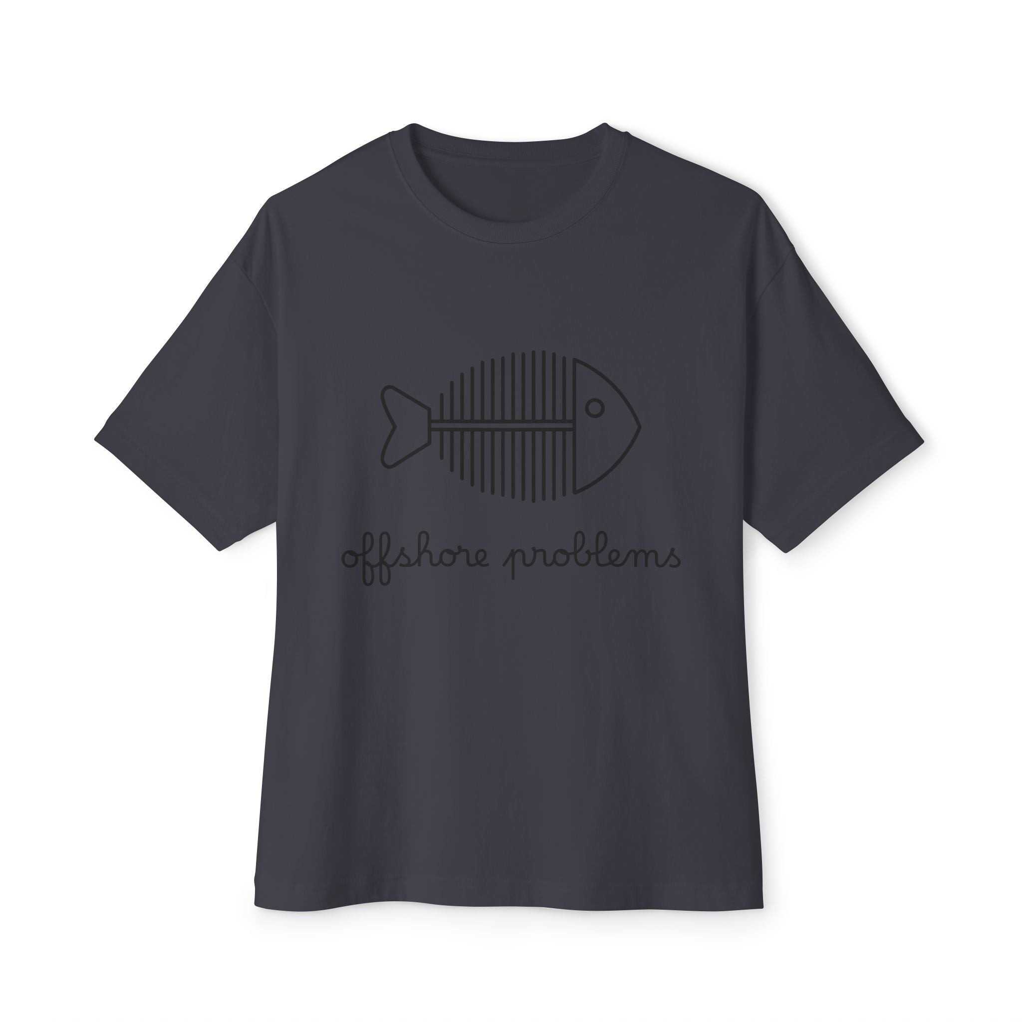 Funny fishing skeleton fish tee