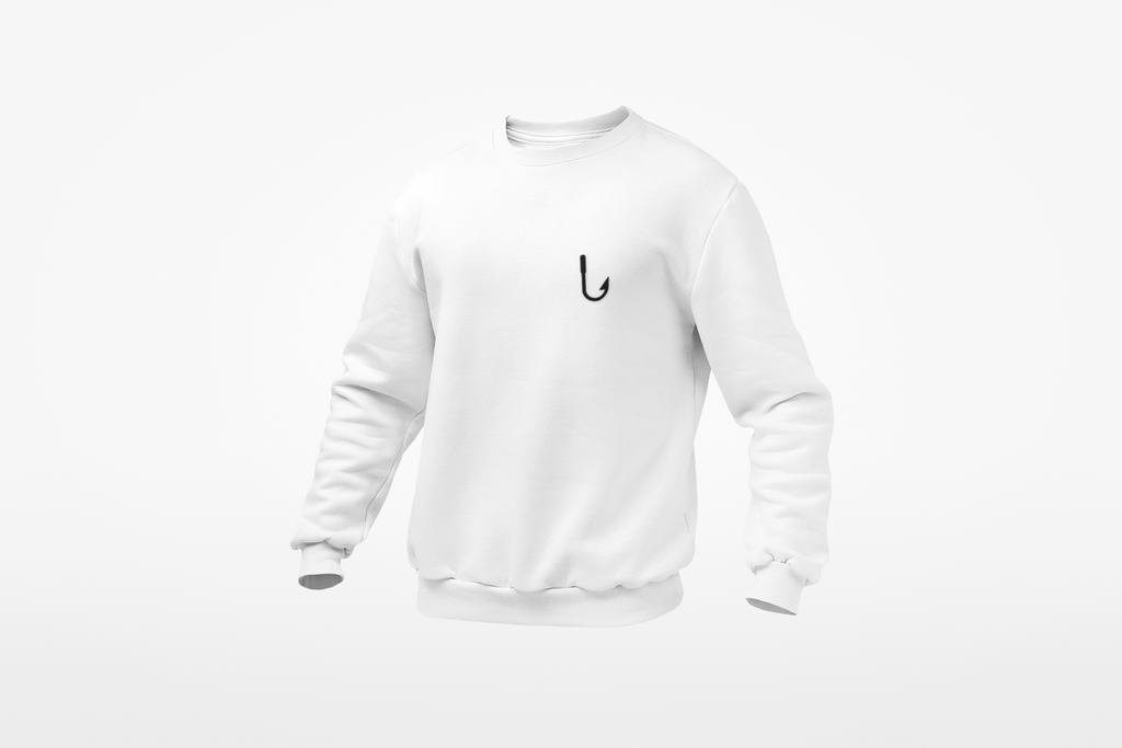 Funny fishing fish are afraid of me skeleton sweatshirt 