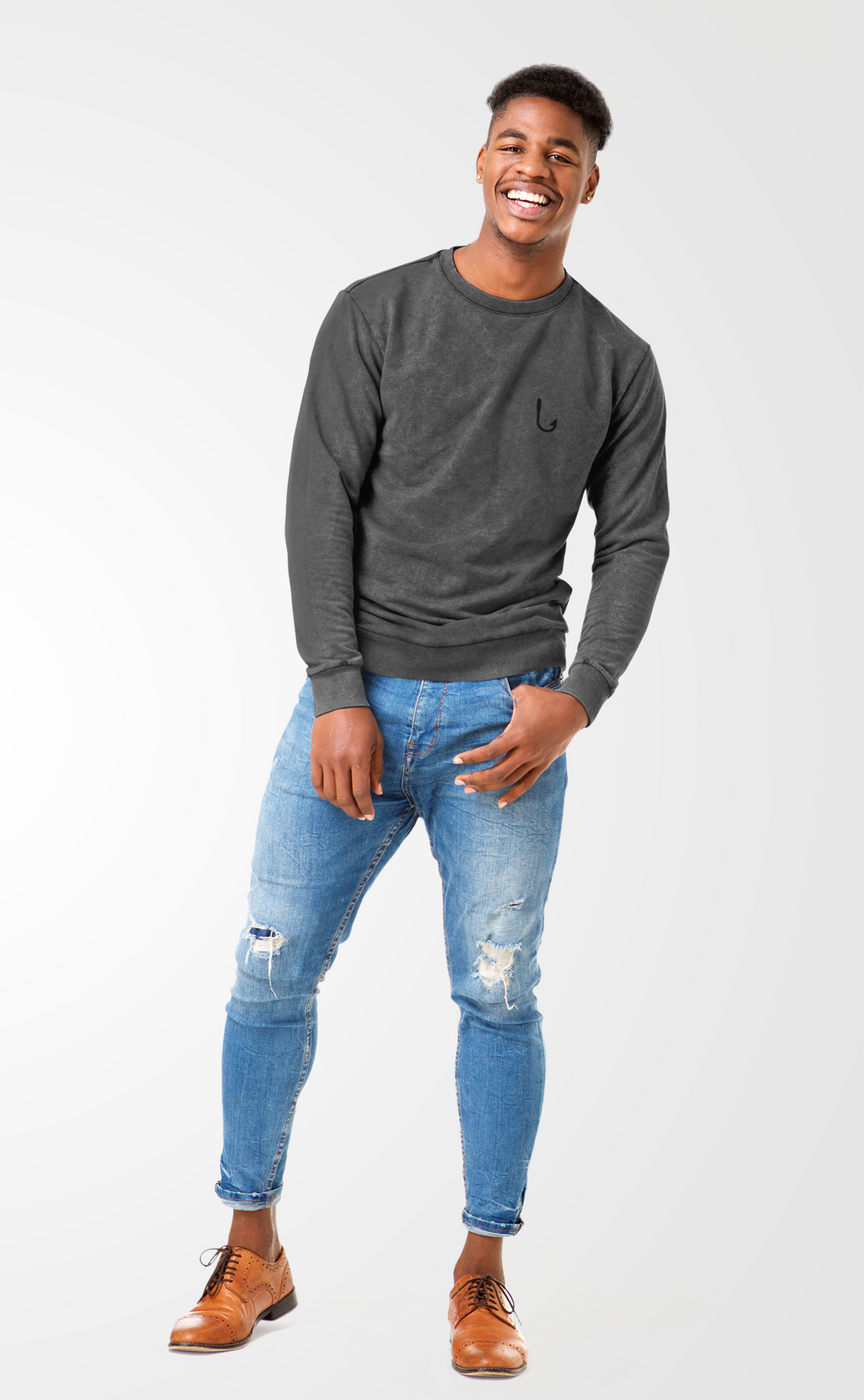 Funny fishing fish are afraid of me skeleton sweatshirt 