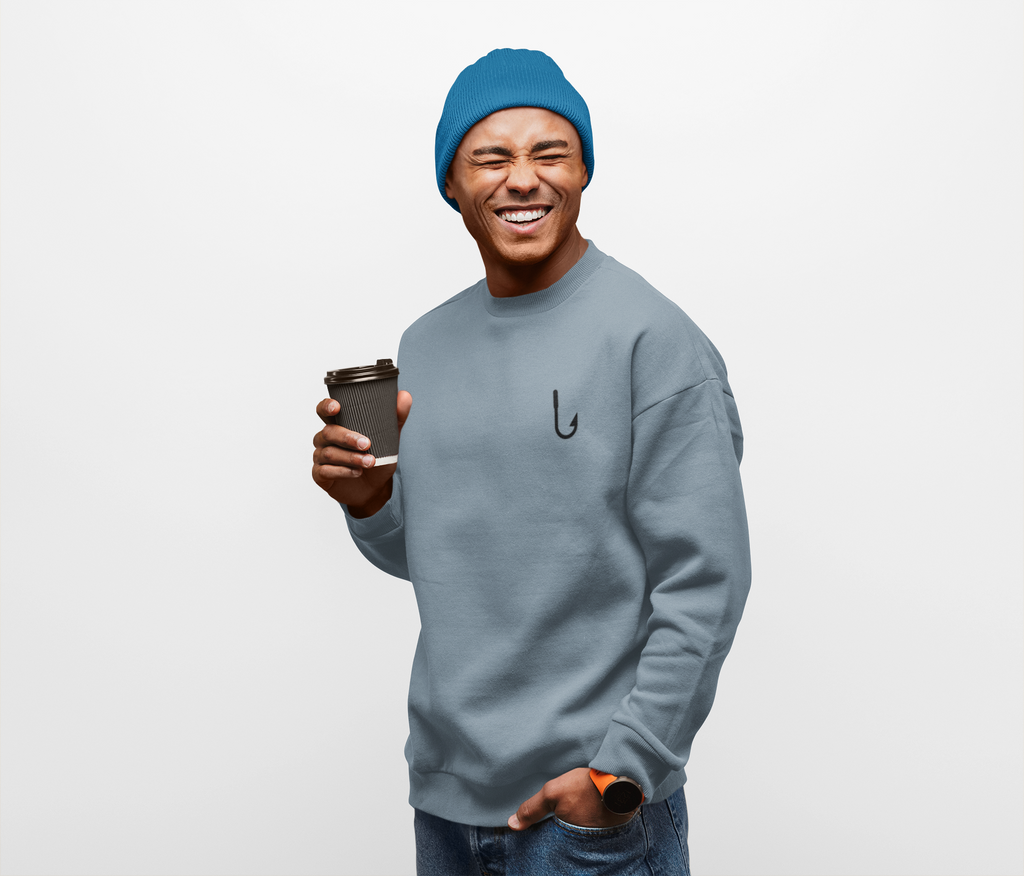 Funny fishing fish are afraid of me skeleton sweatshirt 