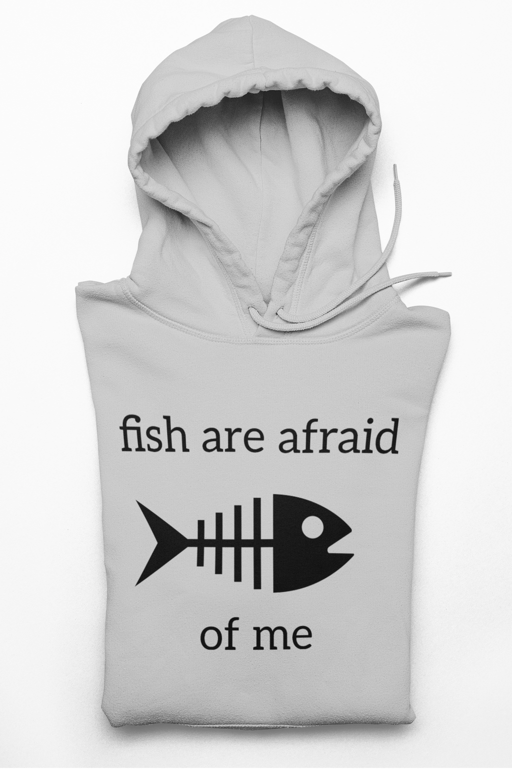Funny fishing skeleton fish hoodie