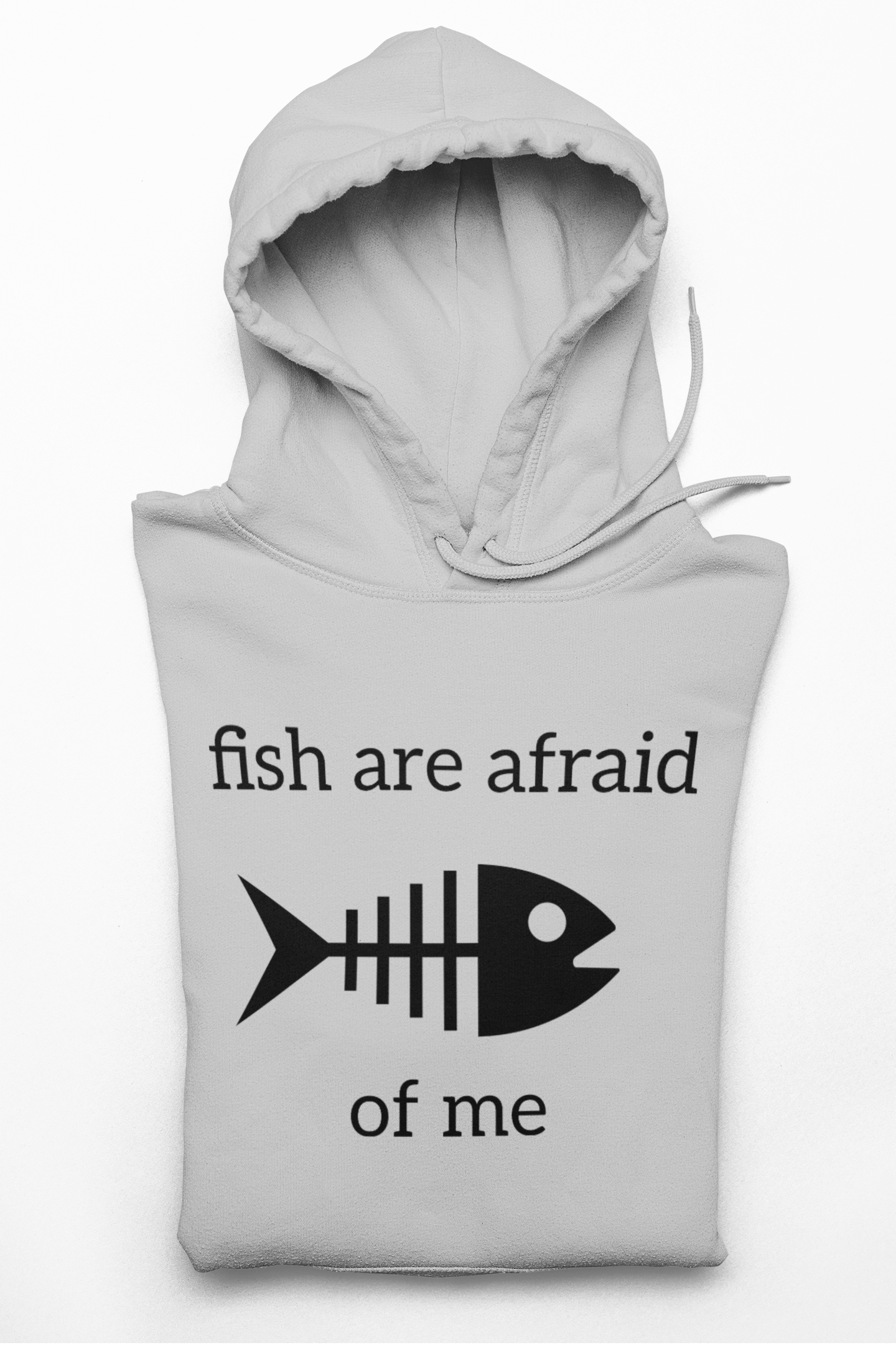 Funny fishing skeleton fish hoodie