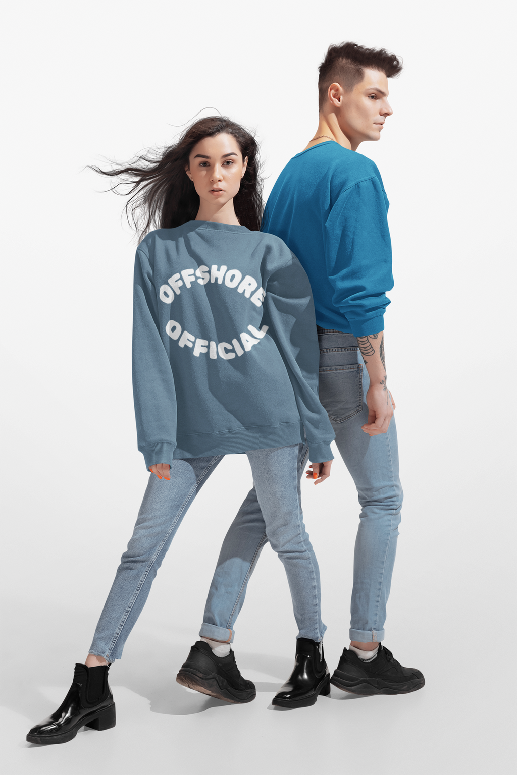 2️⃣ Coastal Wave Sweatshirt | Beachy Unisex Pullover for Surfers & Beach Lovers