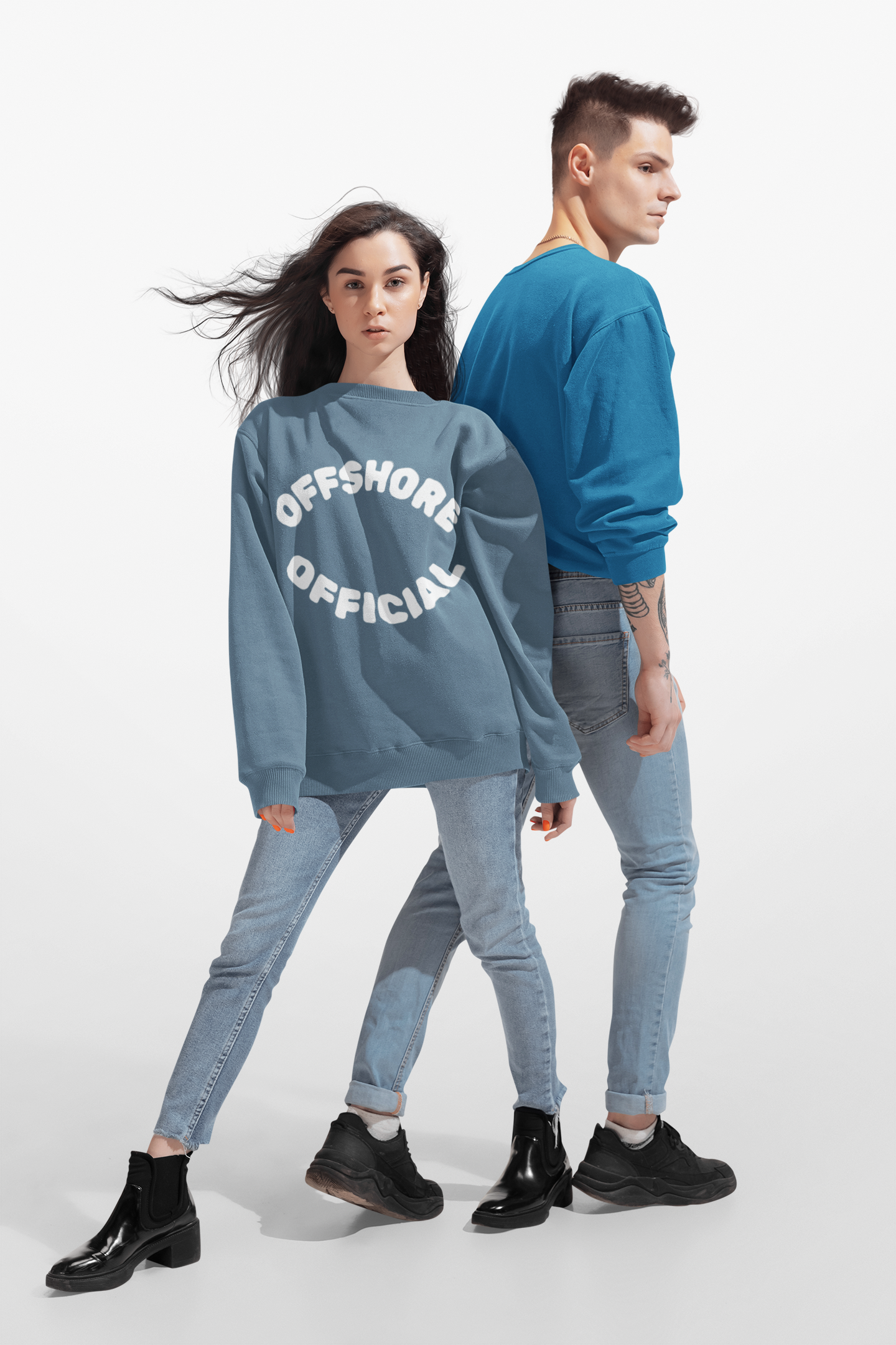 2️⃣ Coastal Wave Sweatshirt | Beachy Unisex Pullover for Surfers & Beach Lovers