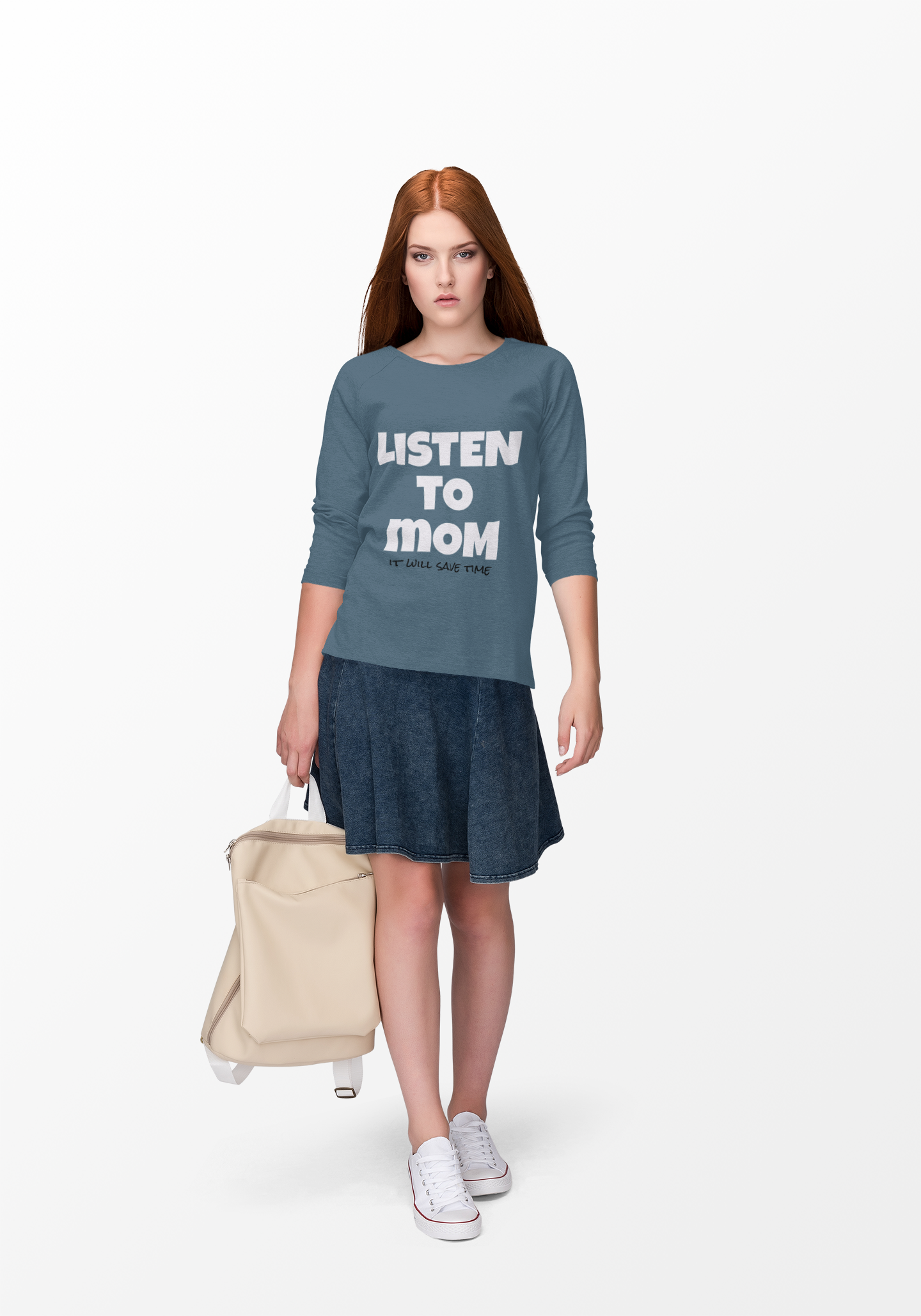 Listen to Mom Cozy Crewneck Sweatshirt