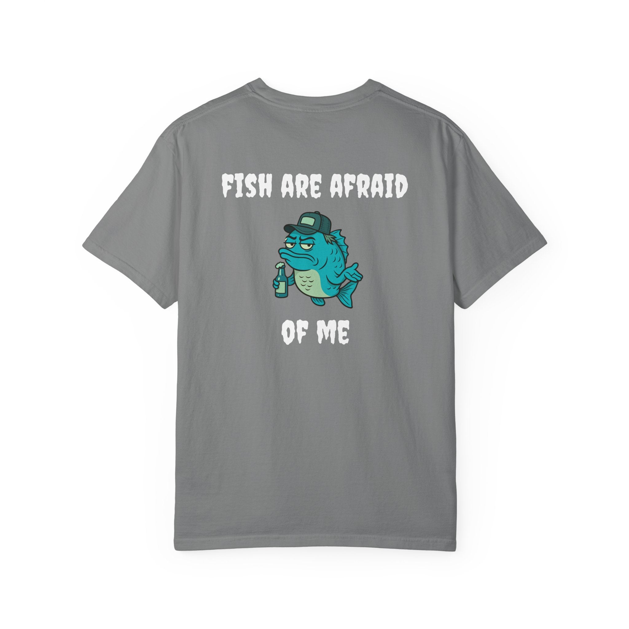 funny fishing shirt fish are afraid striped bass apparel Smart & Funny