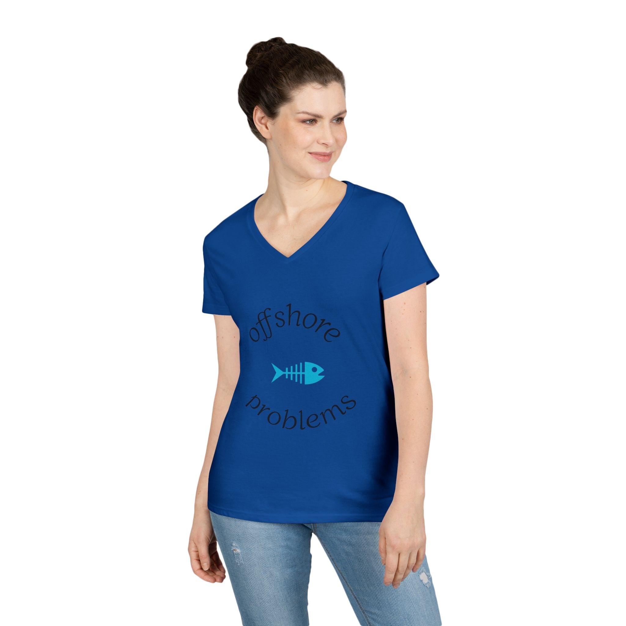 Ladies’ V-Neck Graphic Tee | Fun, Flattering & Ultra-Soft