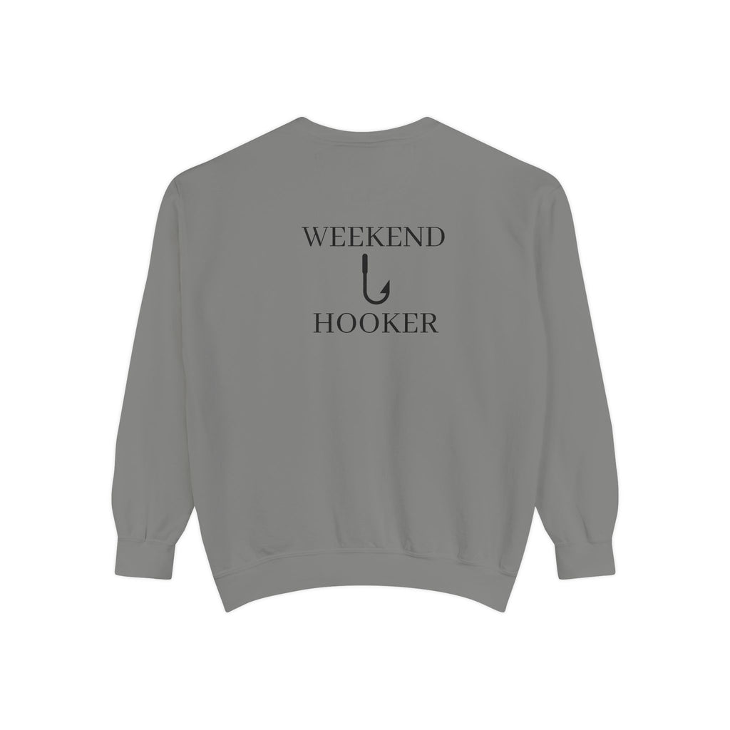Funny fishing weekend hooker sweatshirt