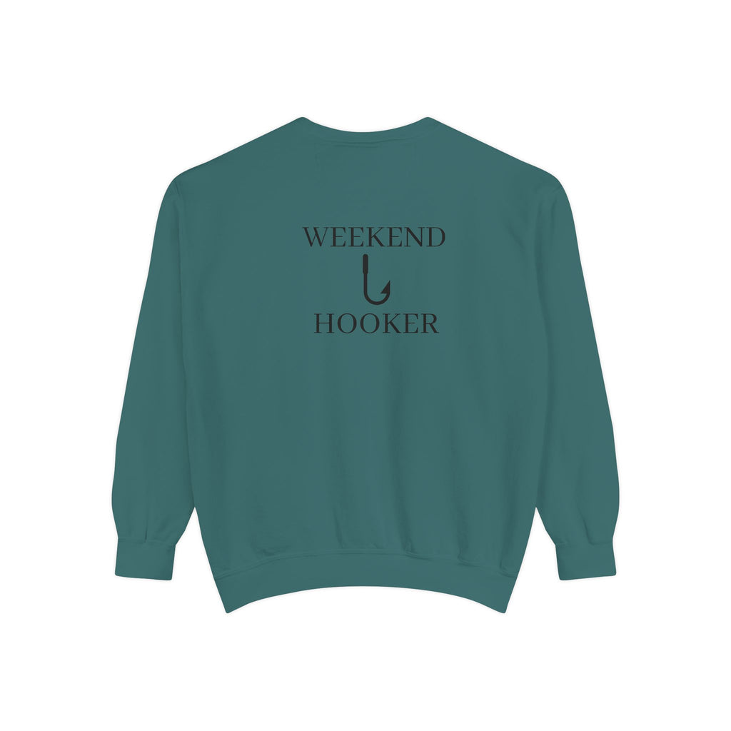 Funny fishing weekend hooker sweatshirt