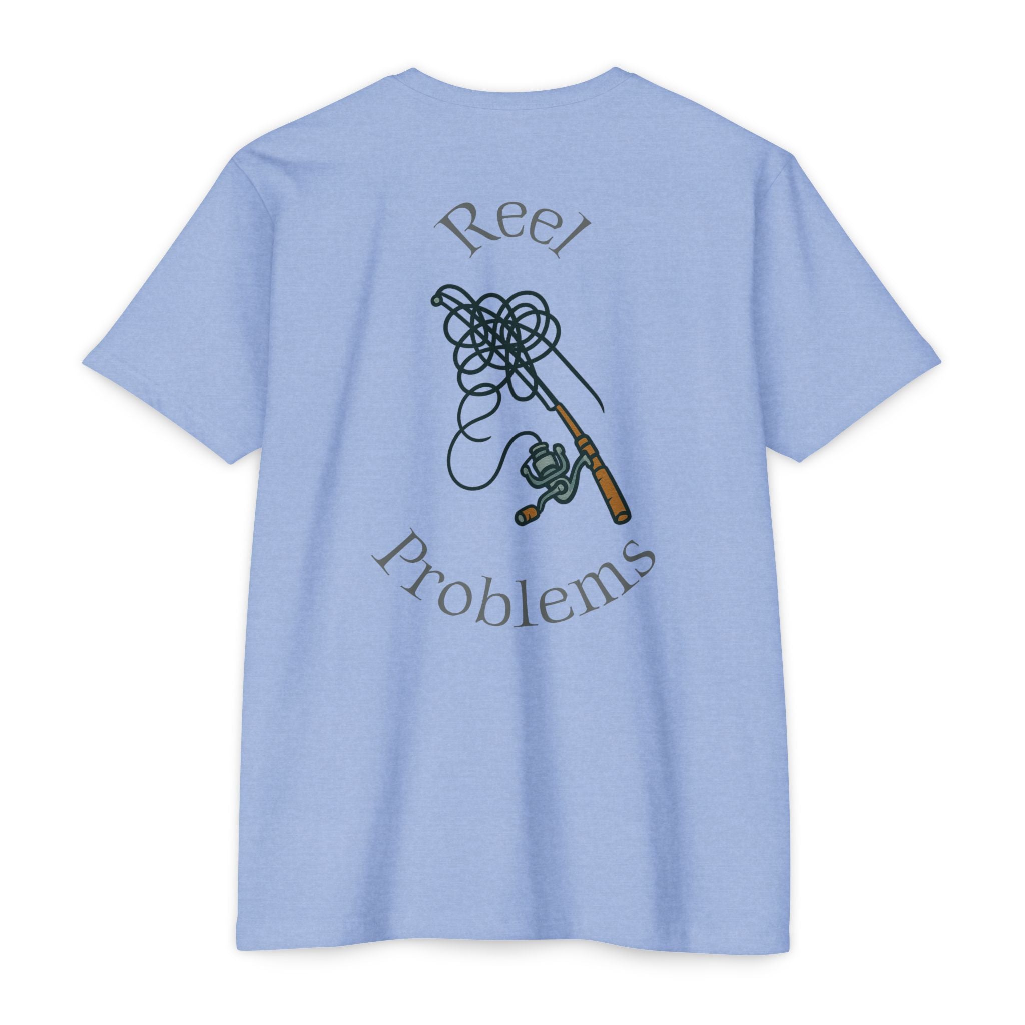 🎣☸️Reel Problems T-Shirt – Funny Fishing Tee by Smart & Funny Brand