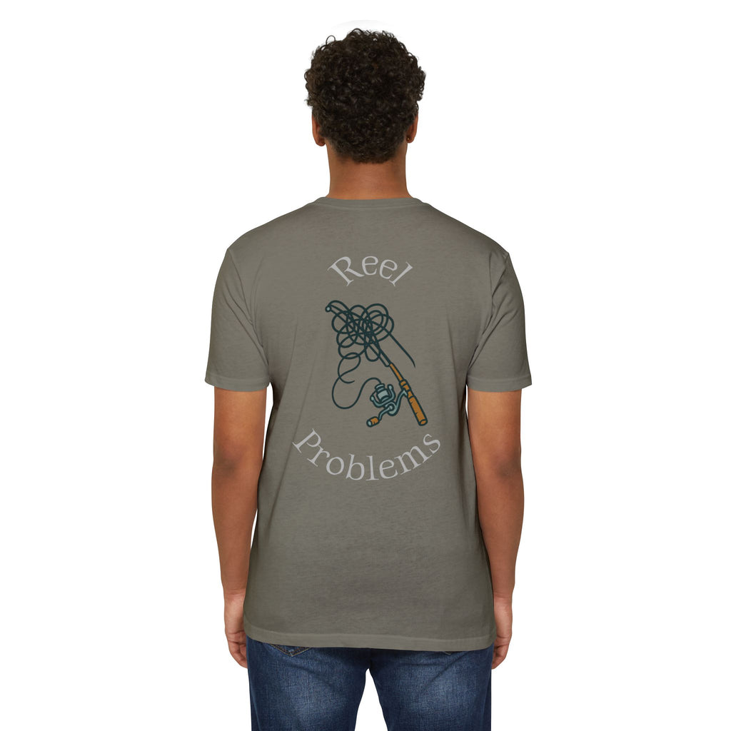 🎣☸️Reel Problems T-Shirt – Funny Fishing Tee by Smart & Funny Brand