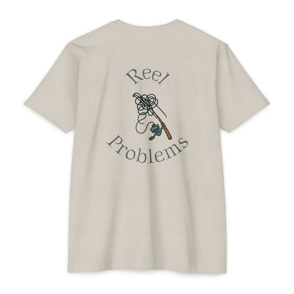 🎣☸️Reel Problems T-Shirt – Funny Fishing Tee by Smart & Funny Brand