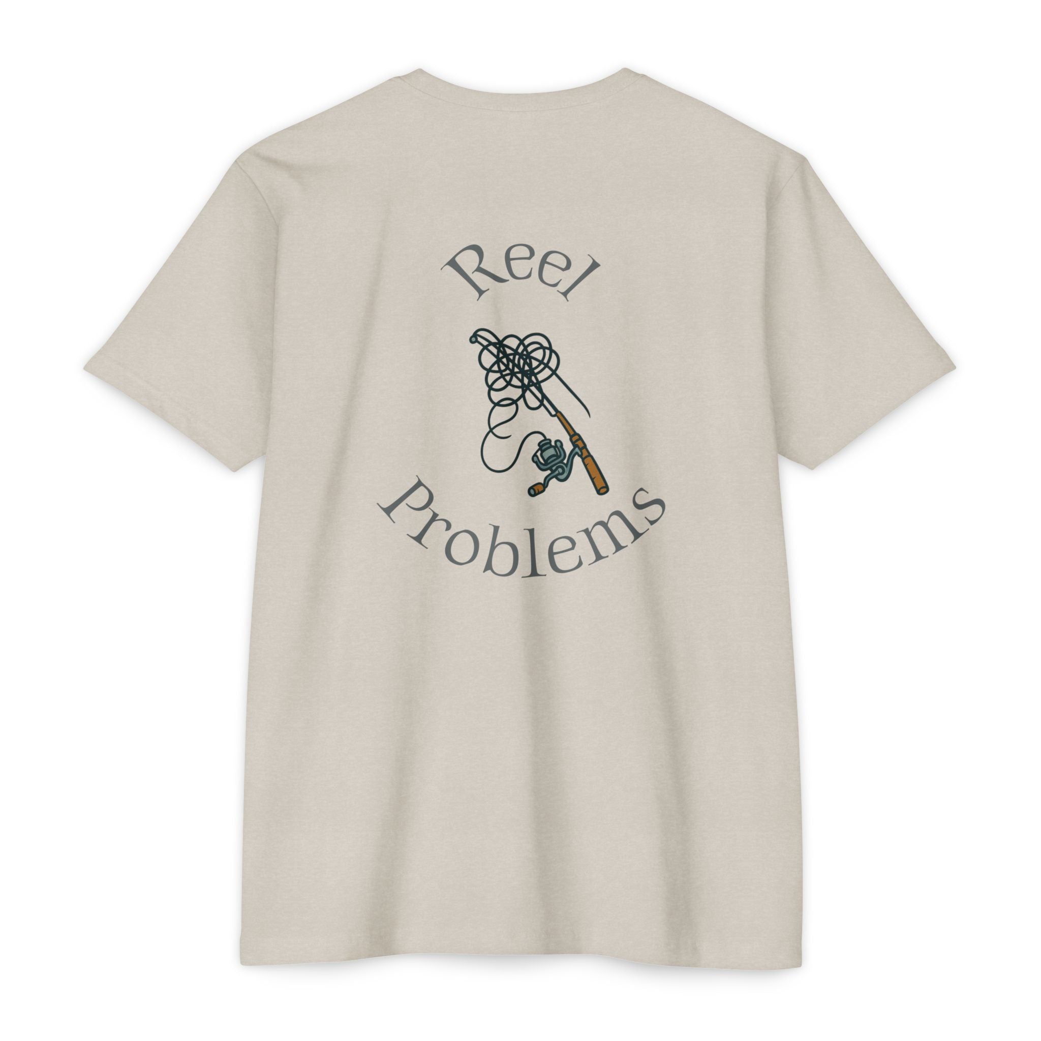 🎣☸️Reel Problems T-Shirt – Funny Fishing Tee by Smart & Funny Brand