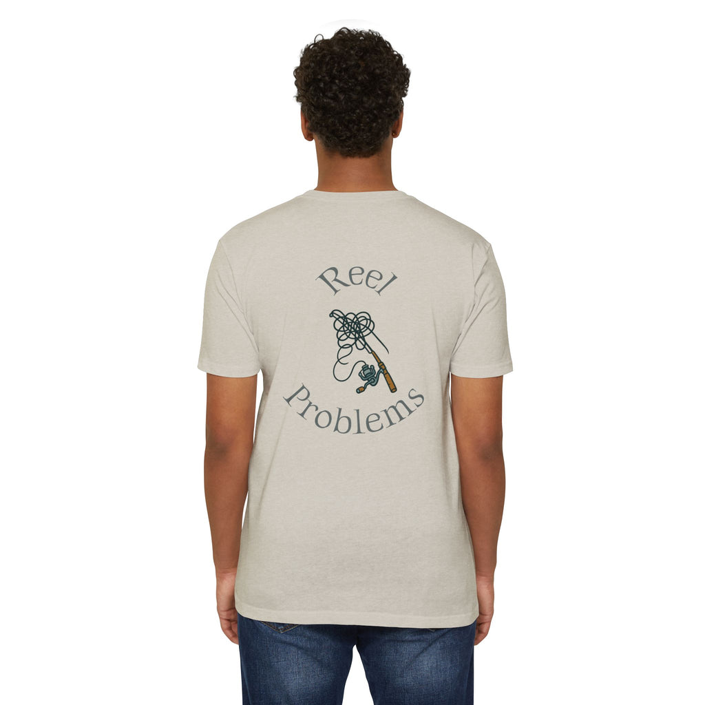 🎣☸️Reel Problems T-Shirt – Funny Fishing Tee by Smart & Funny Brand