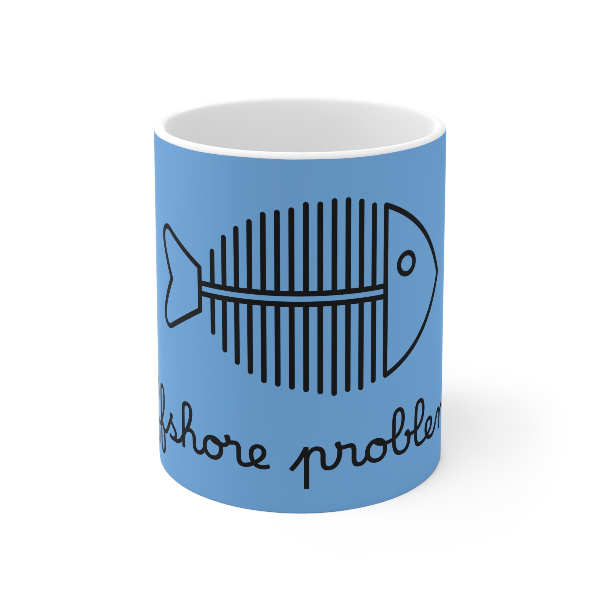 Funny fishing offshore problems mug