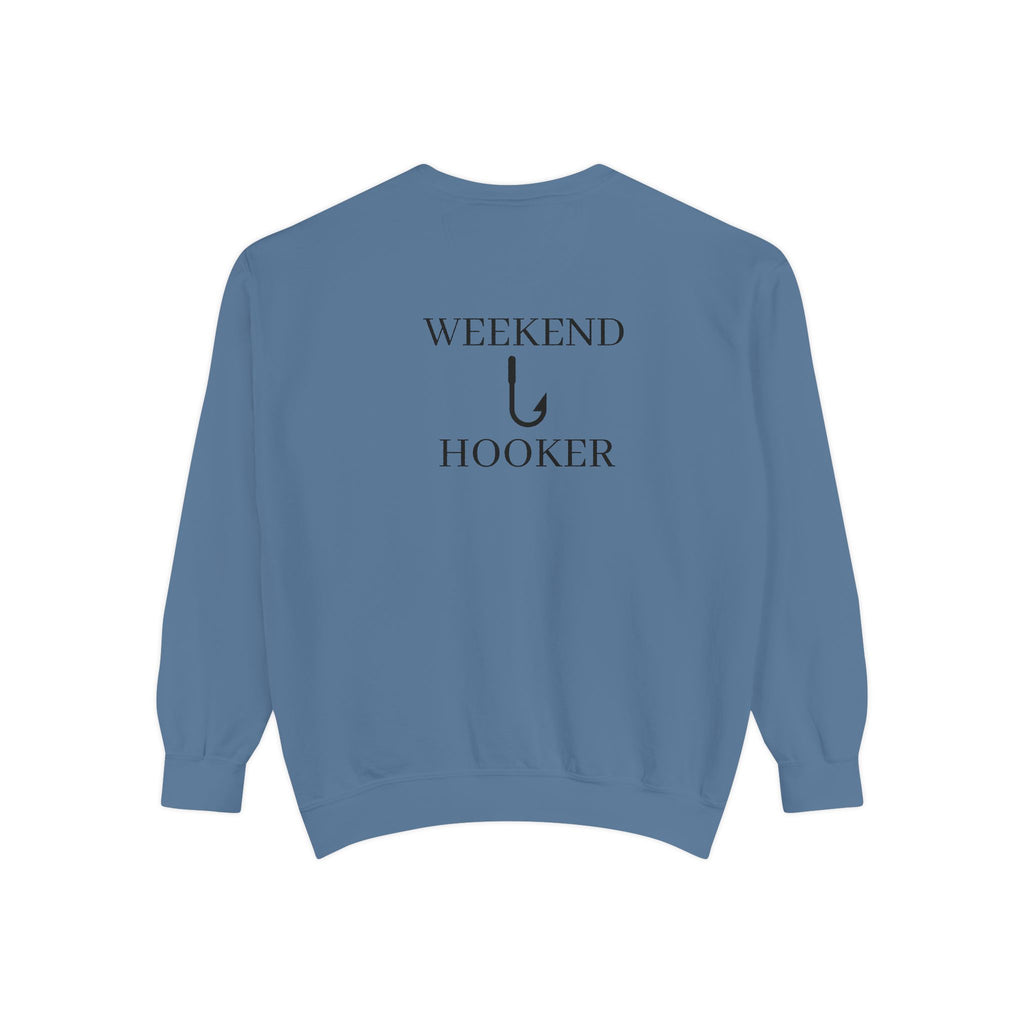 Funny fishing weekend hooker sweatshirt