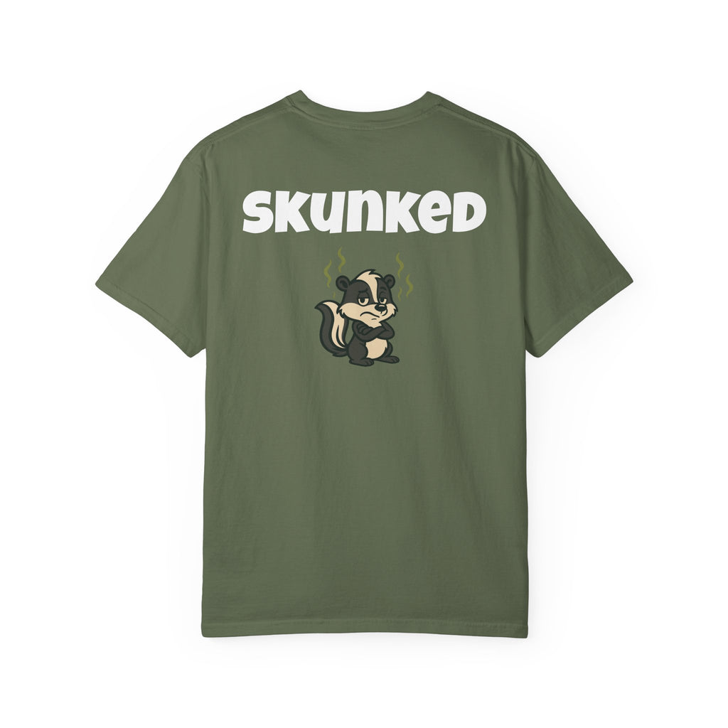 Funny fishing skunked tee