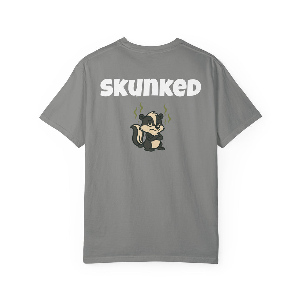 🦨💨Skunked T-Shirt – Funny Fishing Tee by Smart & Funny Brand