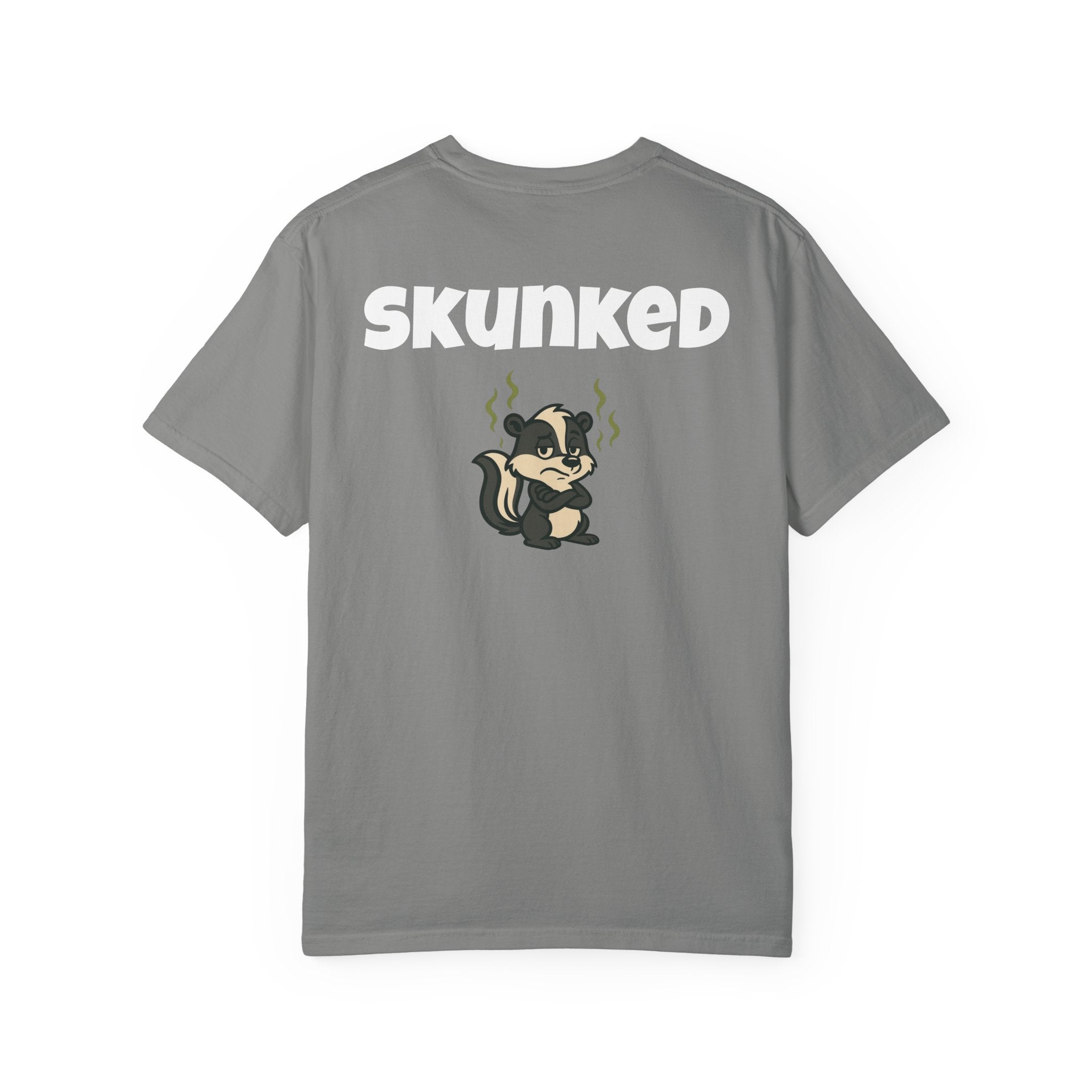 🦨💨Skunked T-Shirt – Funny Fishing Tee by Smart & Funny Brand