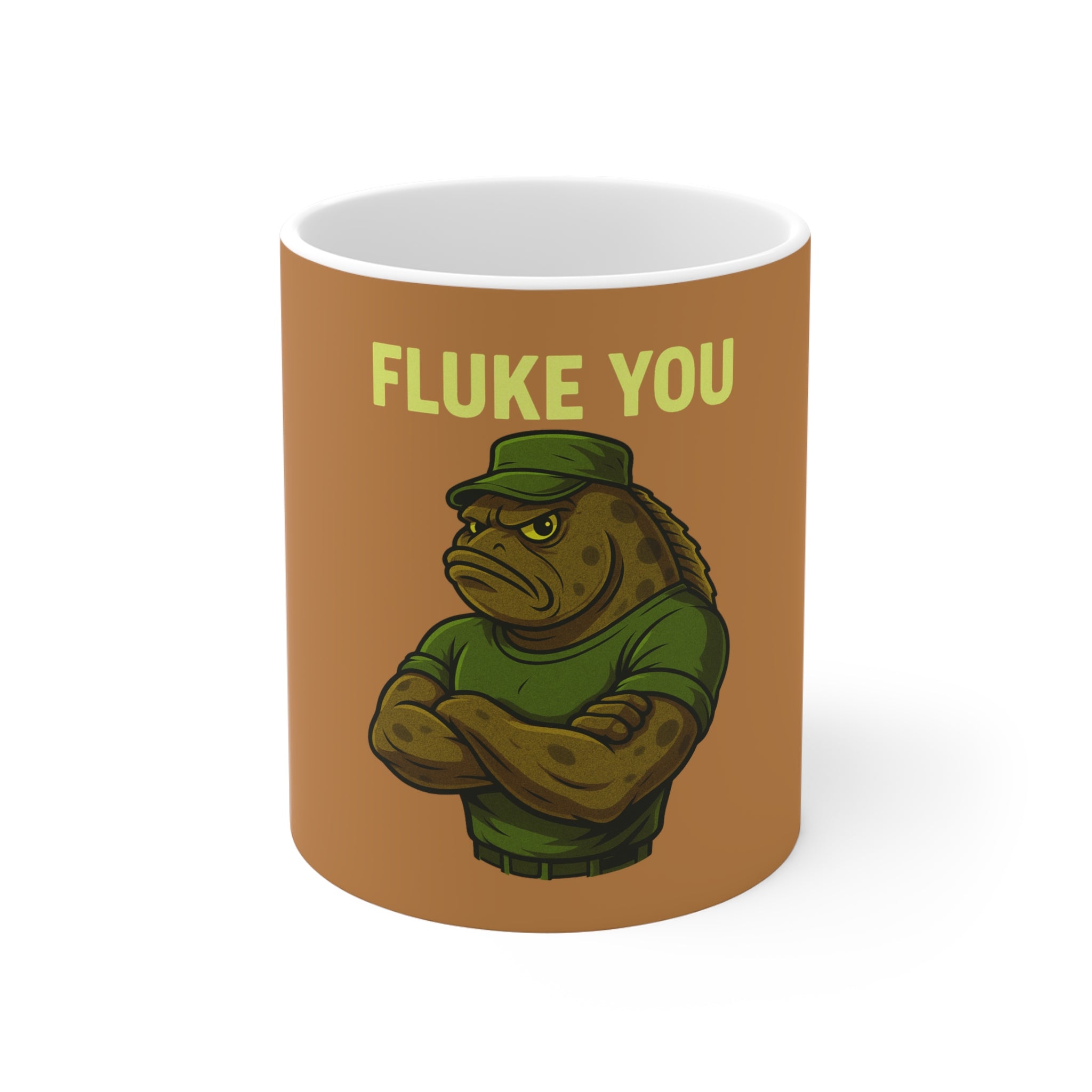 Funny fishing fluke you mug