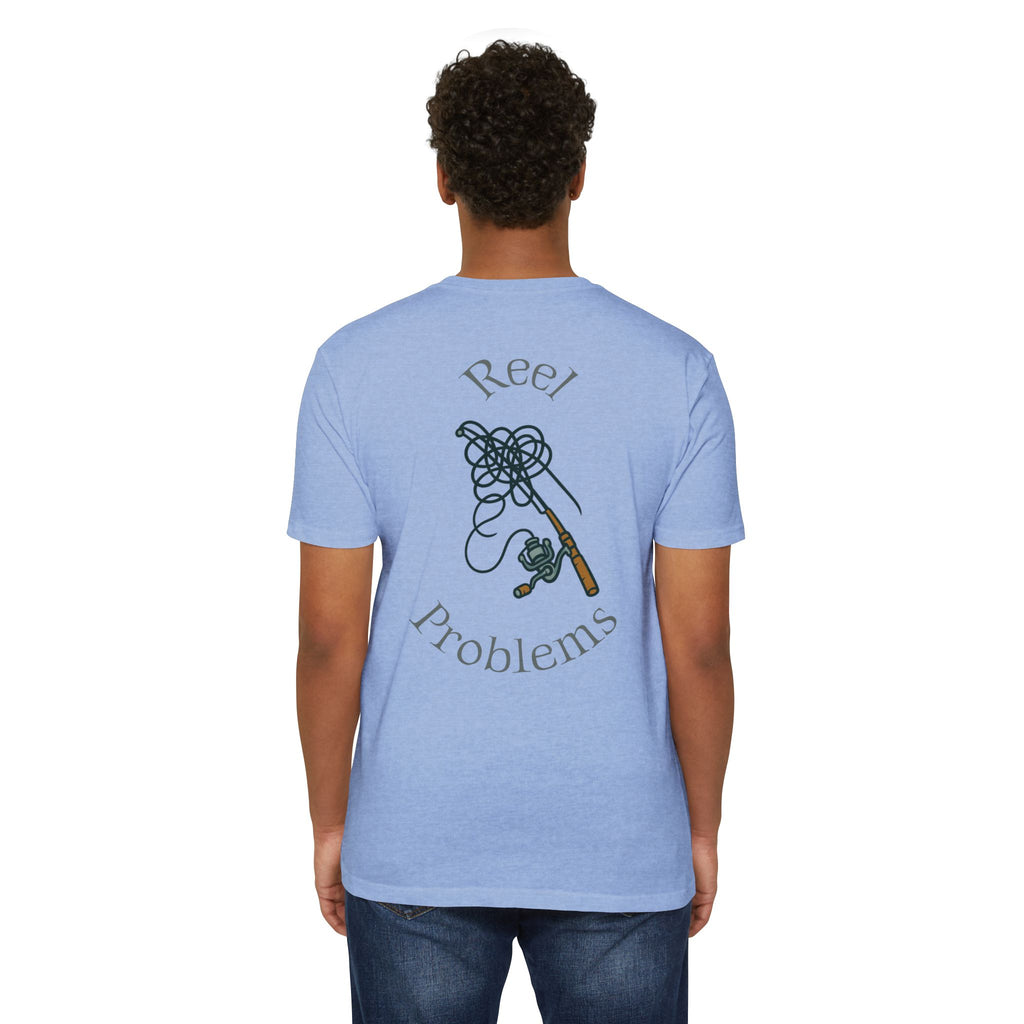 🎣☸️Reel Problems T-Shirt – Funny Fishing Tee by Smart & Funny Brand