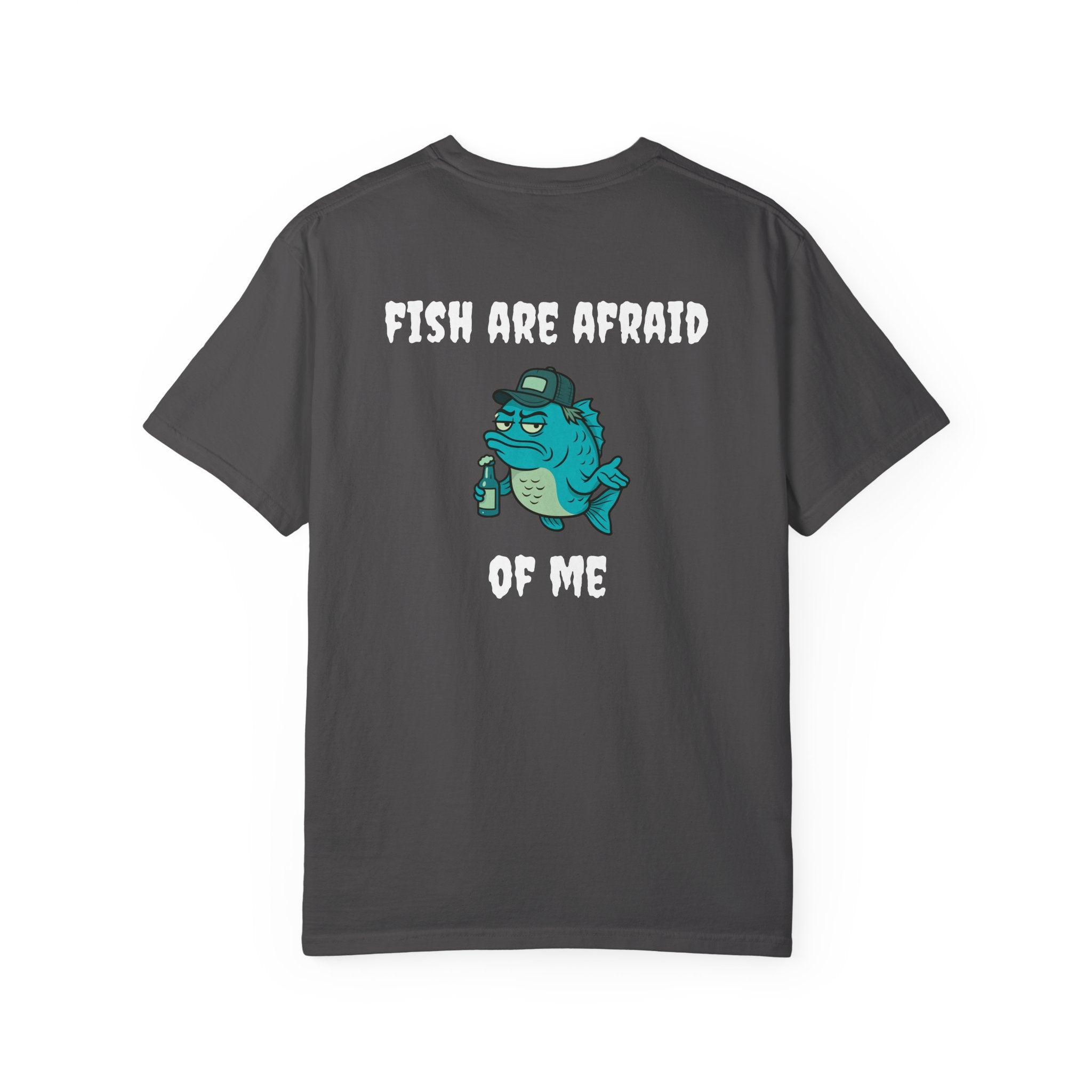 funny fishing shirt fish are afraid striped bass apparel Smart & Funny